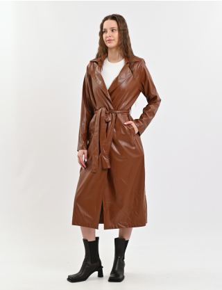 Картинка Плащ темно-коричневий