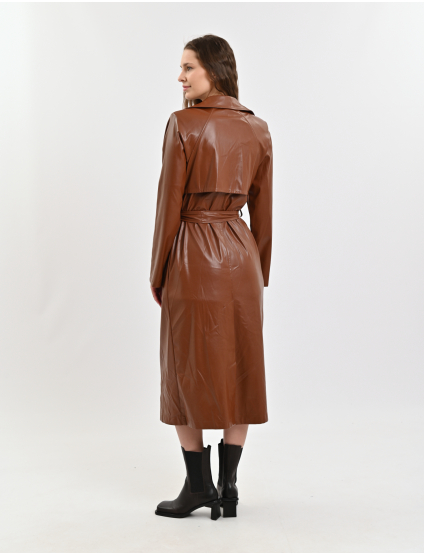 Картинка Плащ темно-коричневий