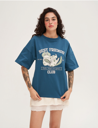 Картинка Футболка "Best Friend's Club" синя
