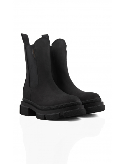 Картинка Черевики чорні шкіряні