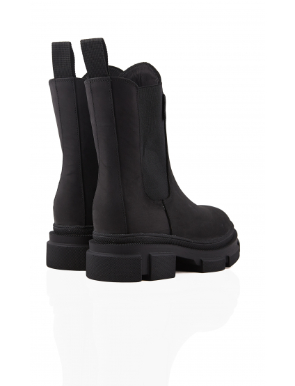 Картинка Черевики чорні шкіряні