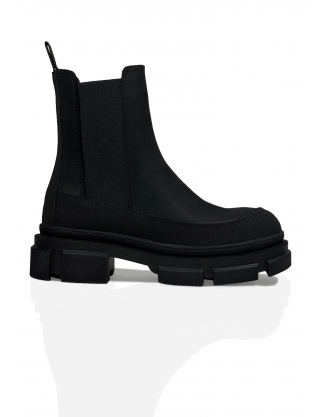 Картинка Черевики чорні шкіряні