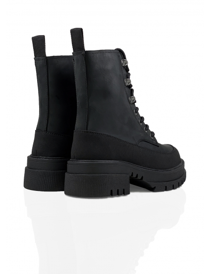 Картинка Черевики чорні шкіряні