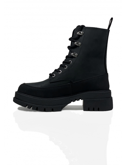 Картинка Черевики чорні шкіряні