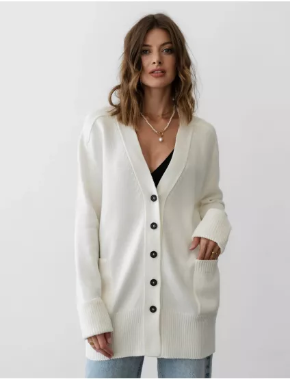 Картинка Кардиган Sasha білий