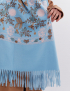 Картинка Шарф блакитний з принтом