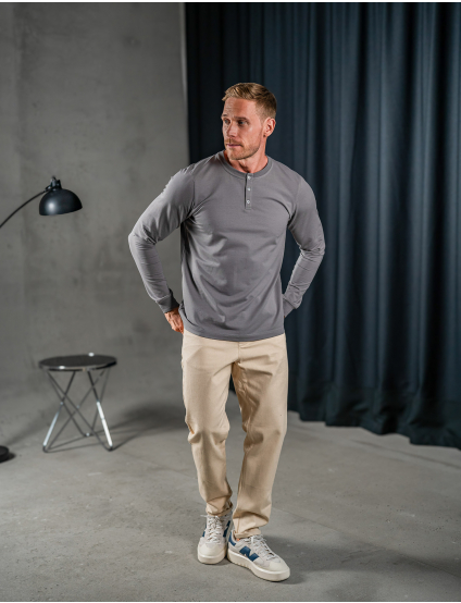 Картинка Лонгслів сірий