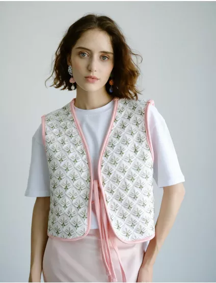 Картинка Жилет "Гречка" рожевий