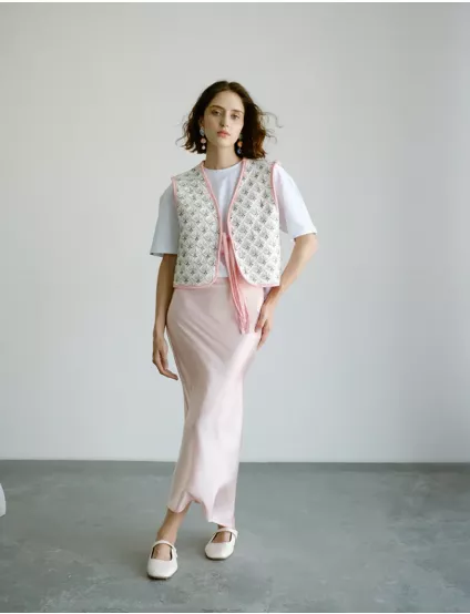 Картинка Жилет "Гречка" рожевий