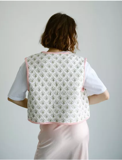 Картинка Жилет "Гречка" рожевий