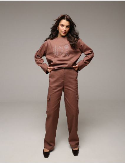 Картинка Штани коричневі