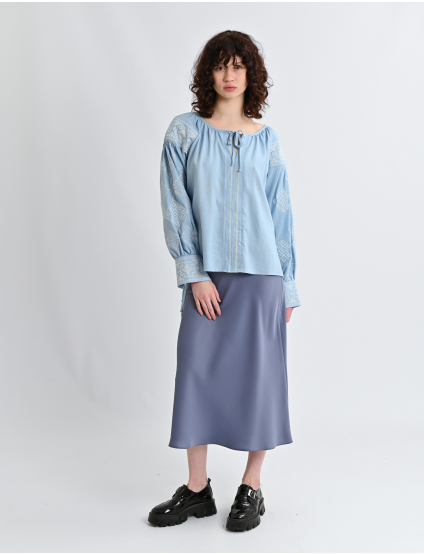 Картинка Вишиванка блакитна