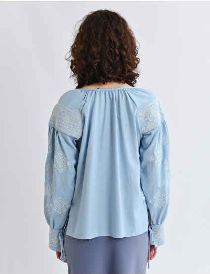 Картинка Вишиванка блакитна