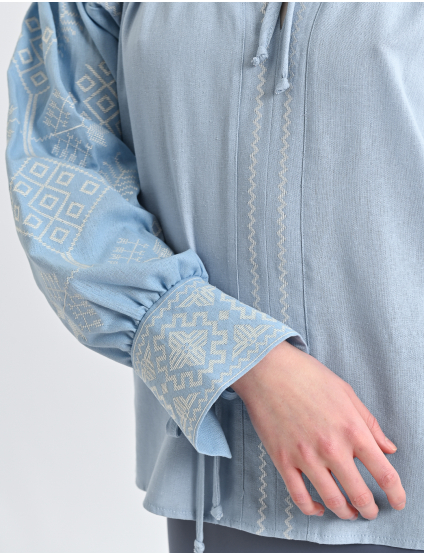 Картинка Вишиванка блакитна