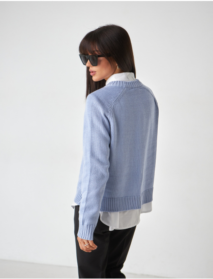 Картинка Светр блакитний