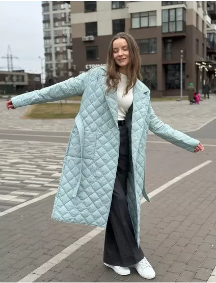 Картинка Пальто світло-зелене