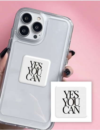Картинка 3D-стікер Yes You Can