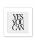 Картинка 3D-стікер Yes You Can