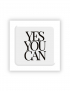 Картинка 3D-стікер Yes You Can