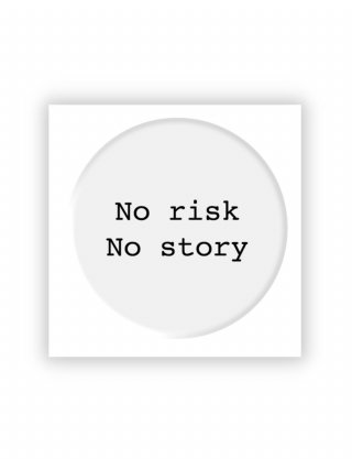 Картинка Кругла наліпка No risk No story