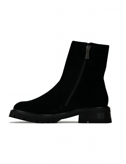 Картинка Черевики чорні замшеві