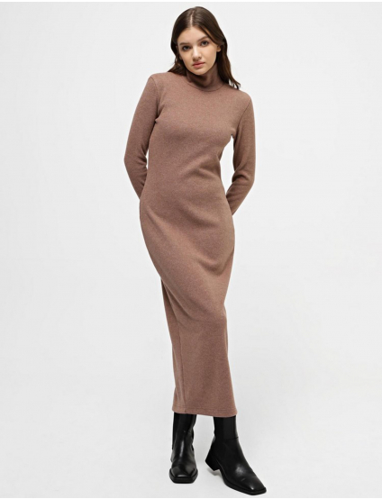Картинка Сукня максі світло-коричнева