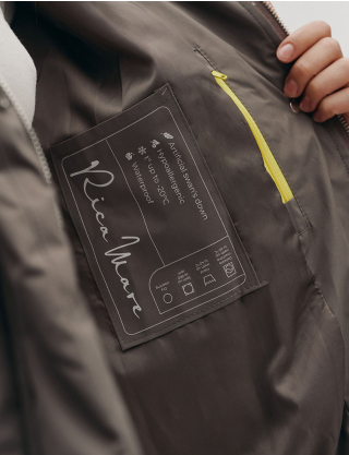 Пуховик сірий Картинка Пуховик сірий