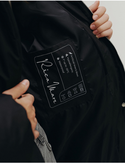 Картинка Пуховик чорний