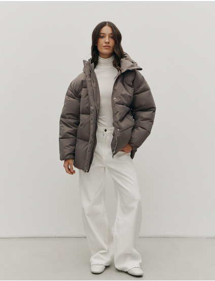 Картинка Пуховик сірий