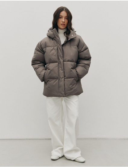 Картинка Пуховик сірий