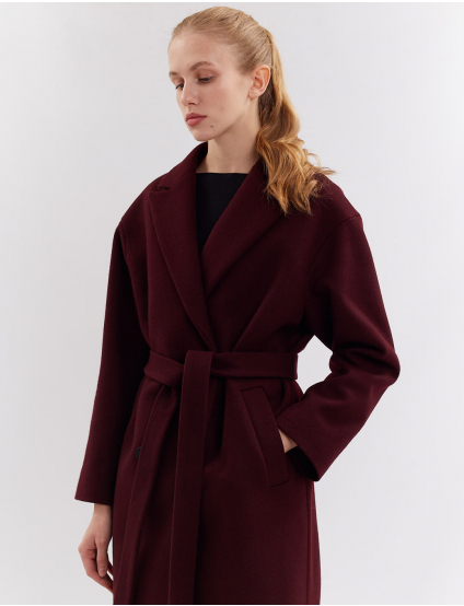 Картинка Пальто бордове