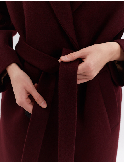 Картинка Пальто бордове