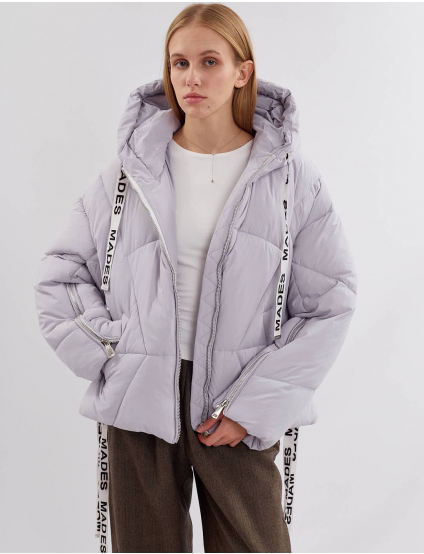 Картинка Пуховик бузковий