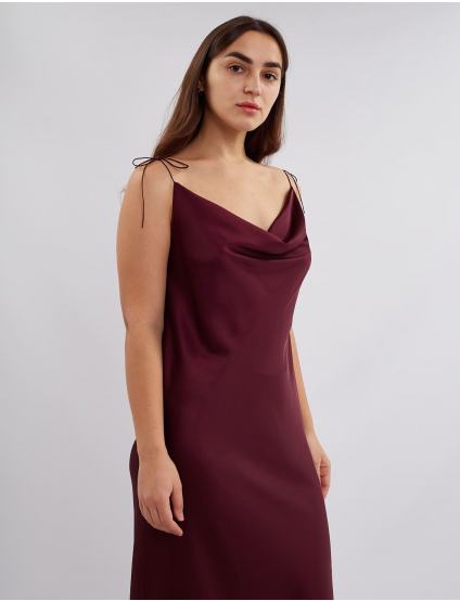 Картинка Сукня максі бордова