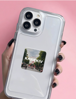 Картинка Об'ємна наліпка "I love Kharkiv"