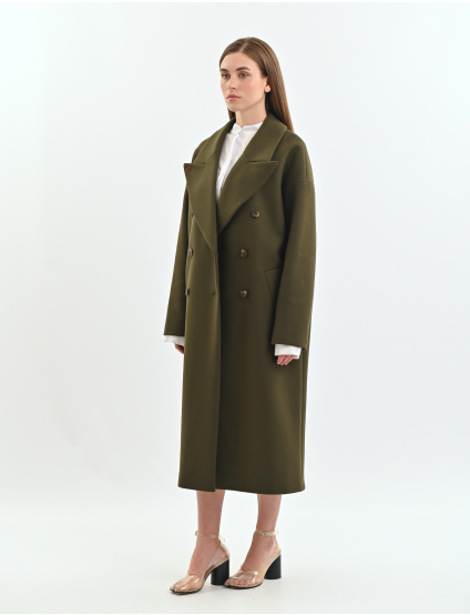 Картинка Пальто темно-зелене 