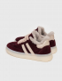 Картинка Кросівки бордові замшеві