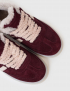 Картинка Кросівки бордові замшеві