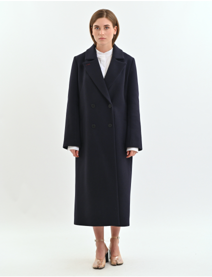 Картинка Пальто темно-синє