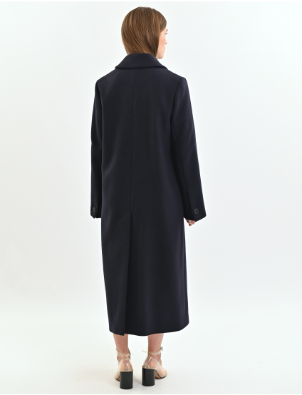 Картинка Пальто темно-синє