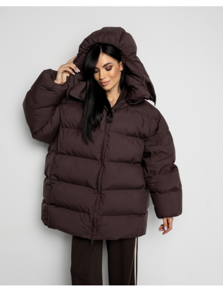 Пуховик коричневий Картинка Пуховик коричневий