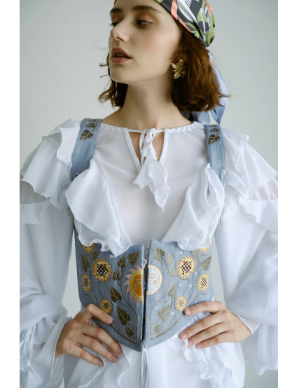 Картинка Корсет блакитний