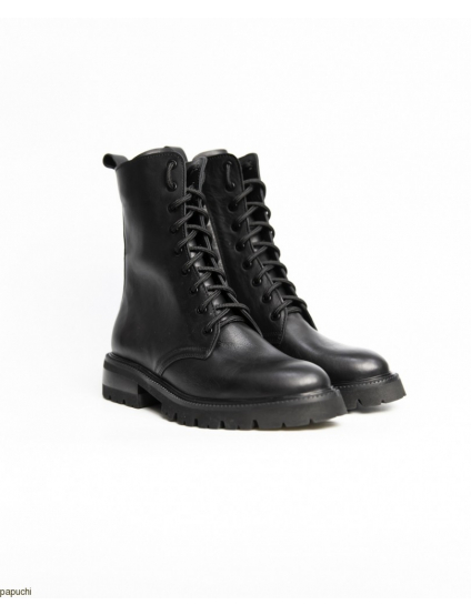 Картинка Черевики чорні шкіряні