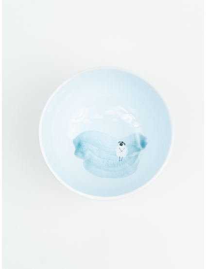 Картинка Салатник керамічний з принтом