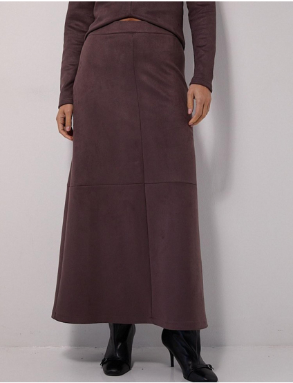 Картинка Спідниця максі коричнева