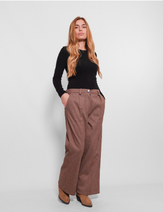 Картинка Теплі твідові брюки на основі вовни