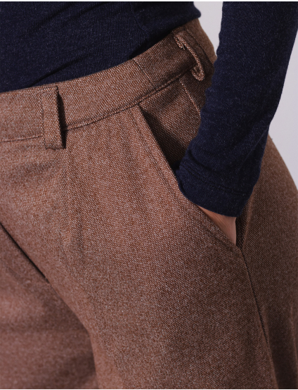 Картинка Теплі твідові брюки на основі вовни