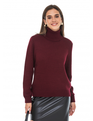 Картинка Светр бордовий