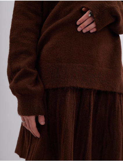 Картинка Костюм темно-коричневий