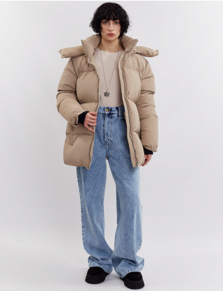 Картинка Пуховик бежевий